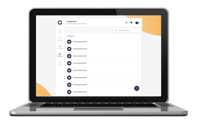 Fleetmanager overzicht
