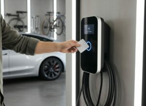 Thuis laden met laadpas