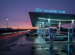 Snelladen aan de snelweg