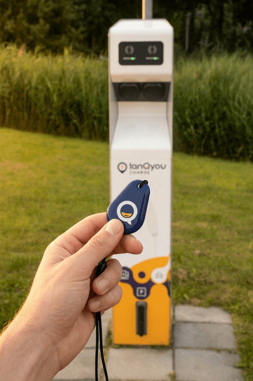 Laadpas bij TanQyou laadpaal