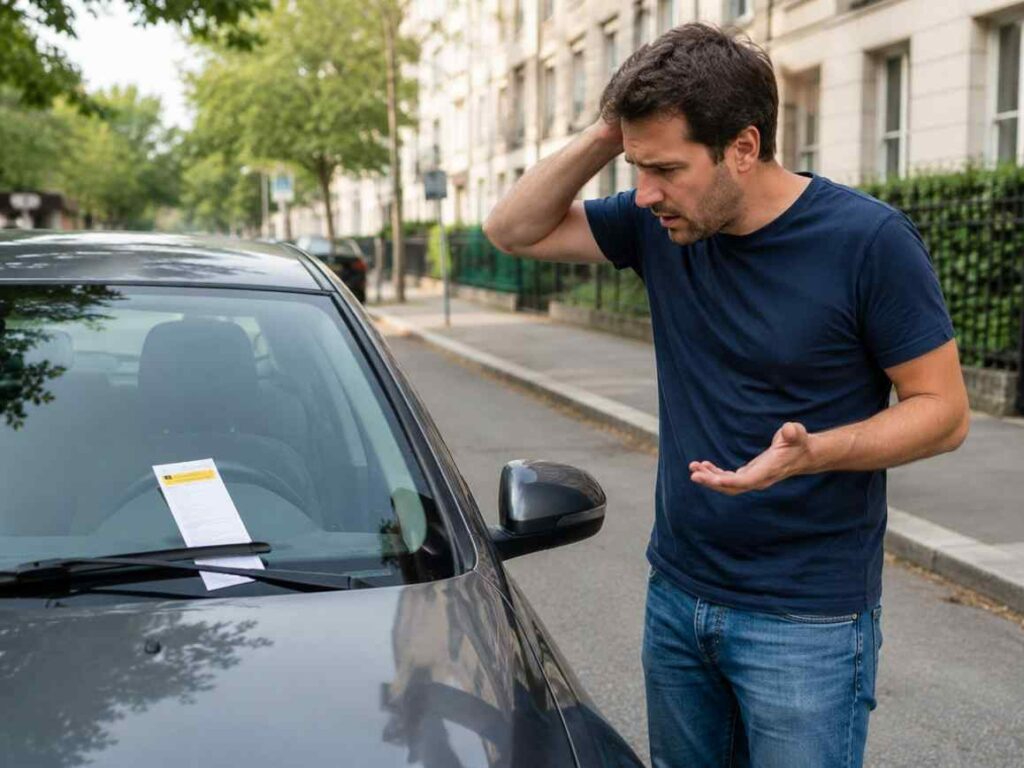 Man krijgt parkeerboete