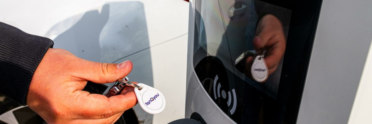 Een laaddruppel die gebruikt wordt