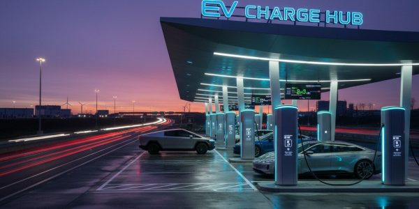 Snelladen aan de snelweg