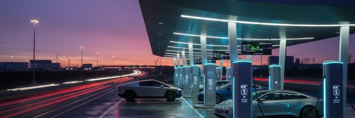 Snelladen aan de snelweg