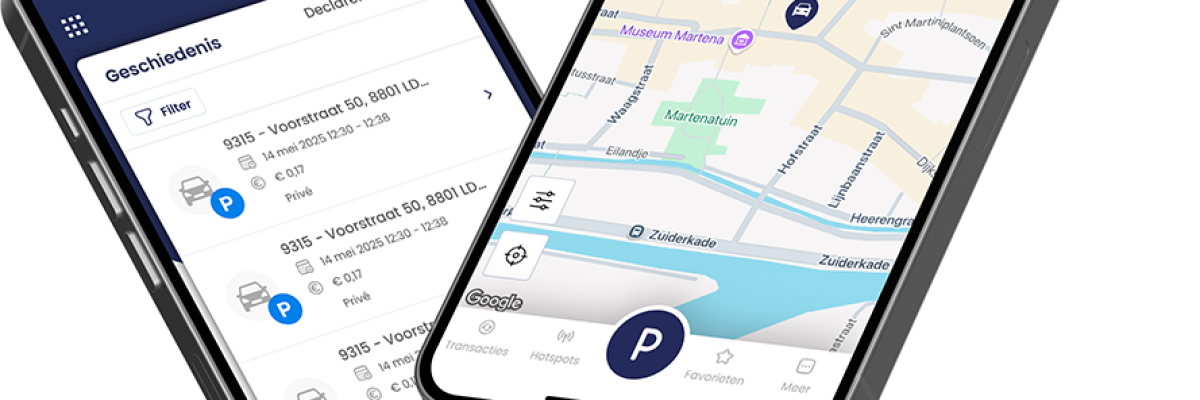 iPhone's met de parkeerapp van TanQyou