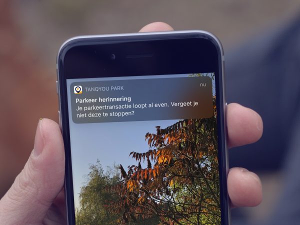 Persoonlijke parkeeralerts v4_0 TanQyou persoonlijke notificatie