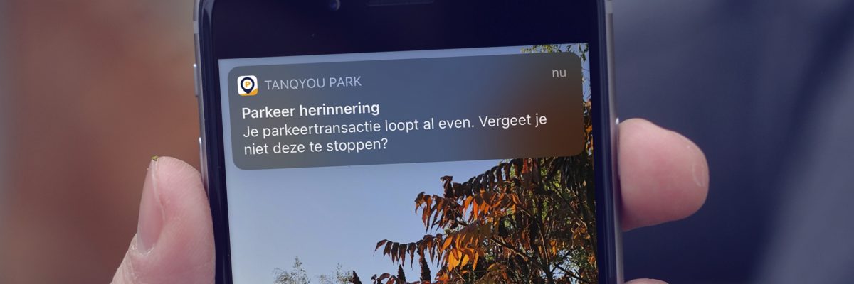 TanQyou persoonlijke notificatie