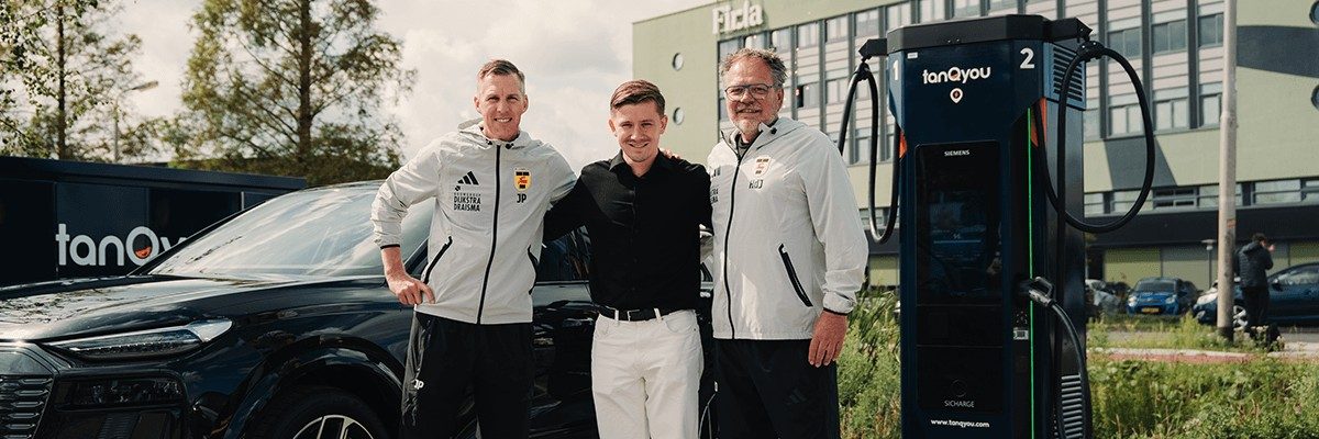 Remco Cnossen met Johan Plat en Henk de Jong