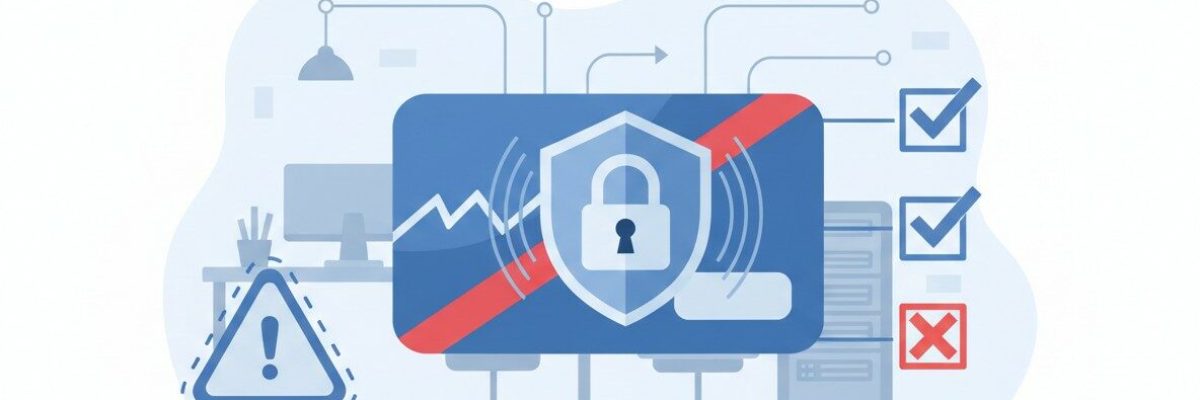 Illustratie van een geblokkeerde tankpas met beveiligingssymbolen die laten zien wat je moet doen bij verlies van een tankpas.